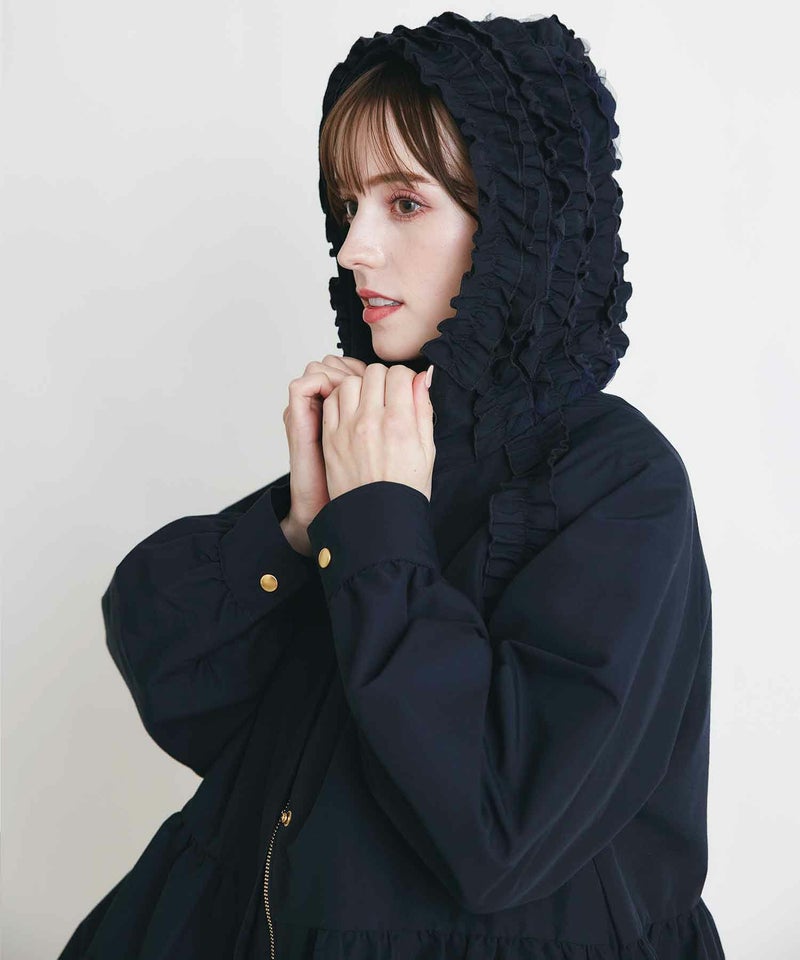 model：H164　着用サイズ：M　ネイビー