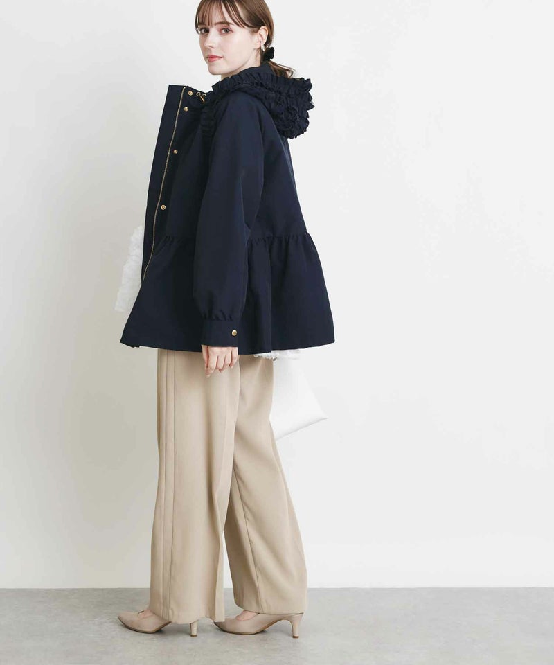 model：H165　着用サイズ：M　アイボリー