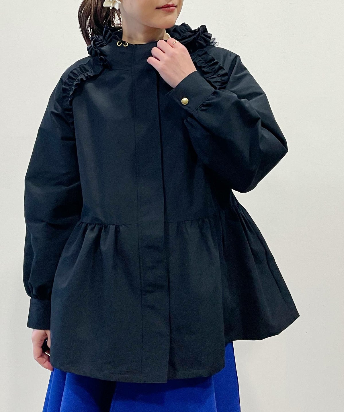 model：H164　着用サイズ：M　ネイビー