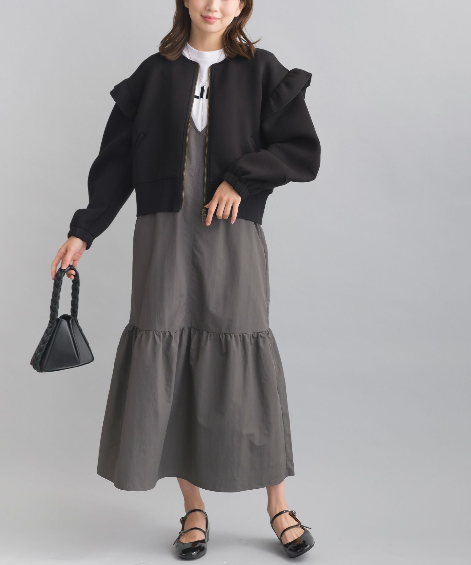 極美品！gypsohila フリルブルゾン GP-254 Frill Light Blouson | gypsohila