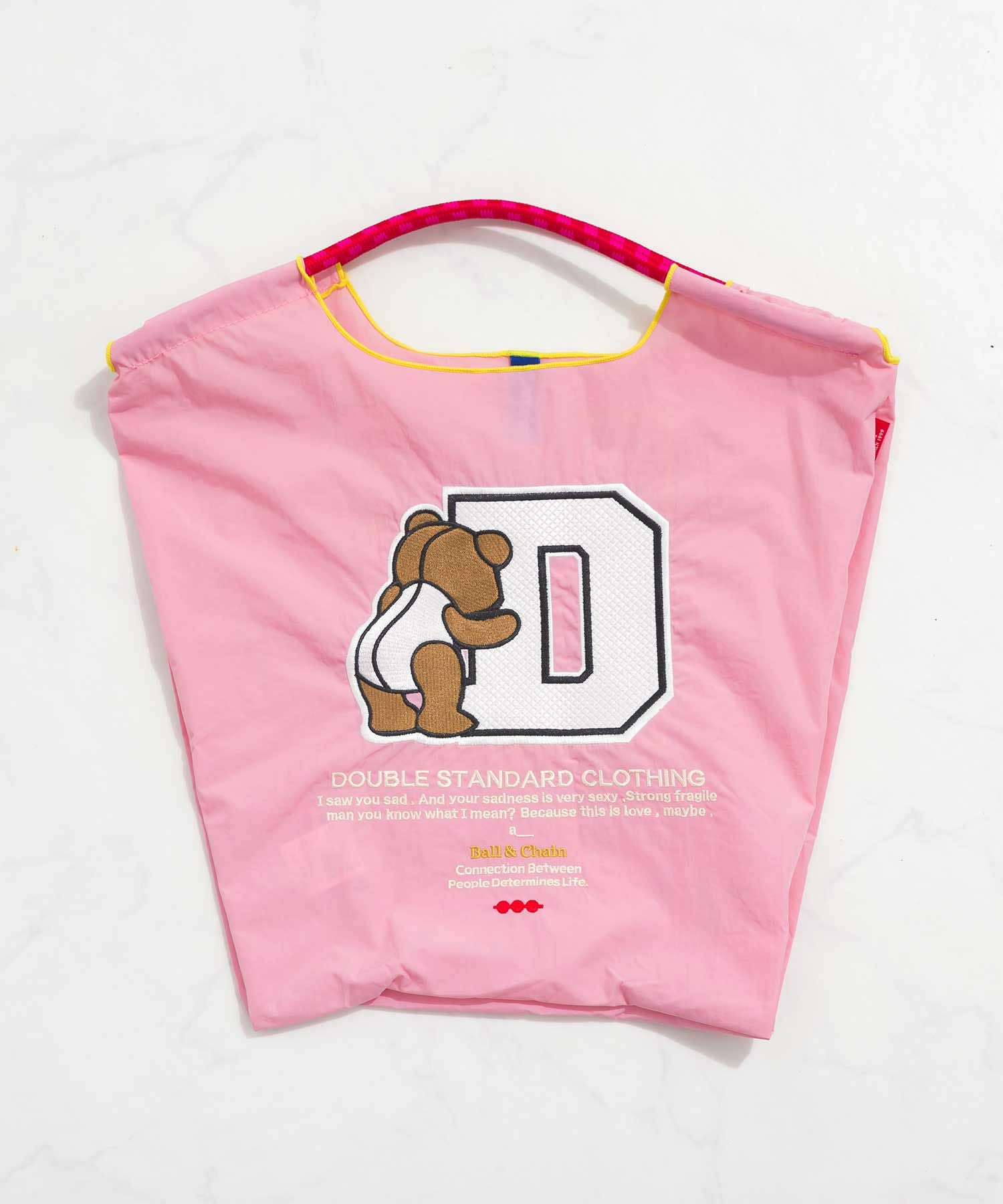 Ball&Chain×DOUBLE STANDARD CLOTHING]shopping D logo bear(M