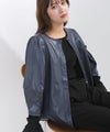 model：H165　着用サイズ：M　ブルー