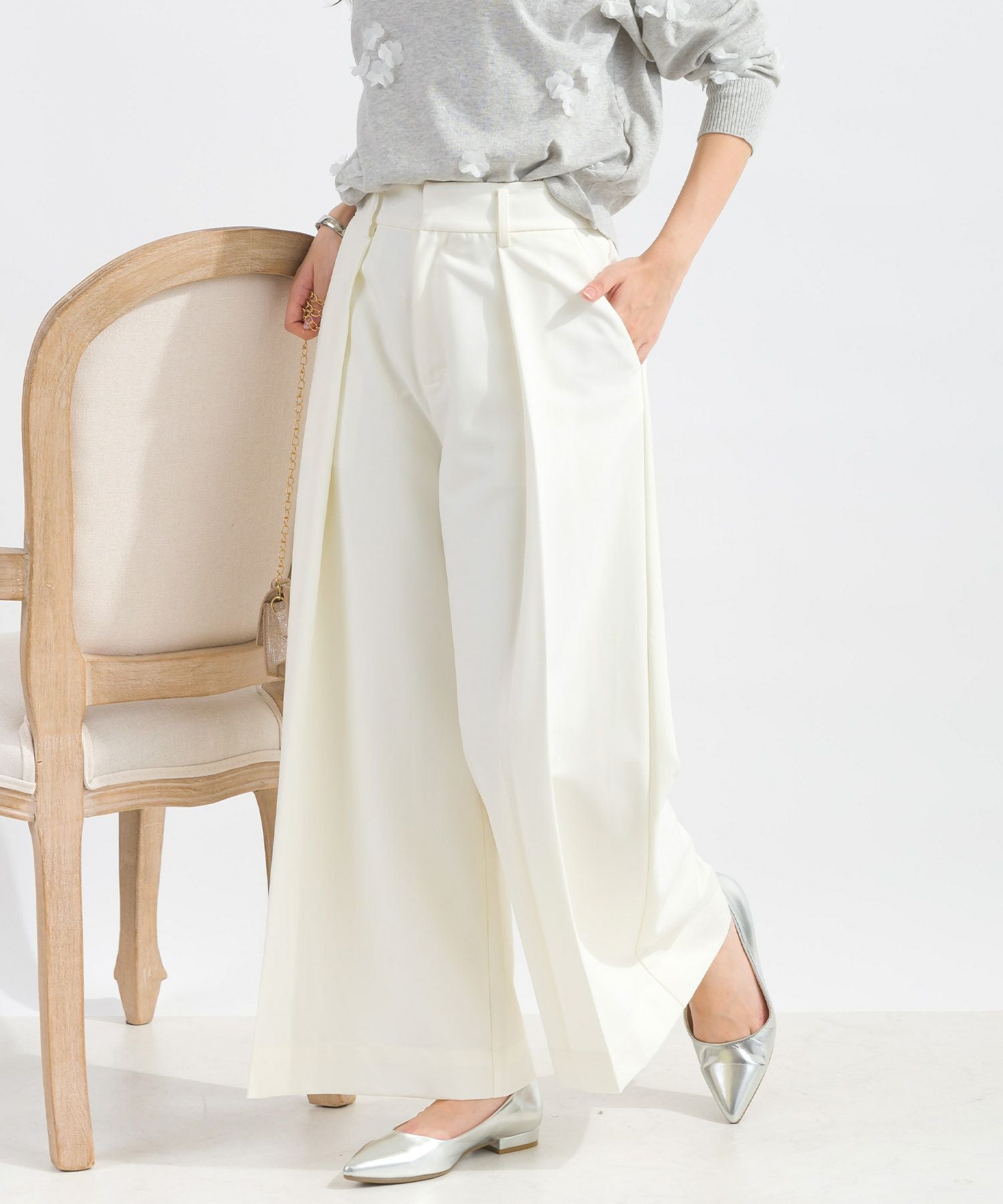 低身長さん向け】タックワイドパンツ | PICCIN (ピッチン) 公式通販