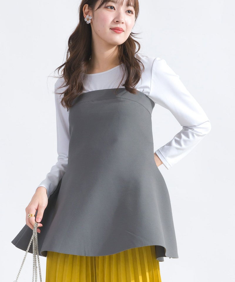 model：H165　着用サイズ：M　グレー