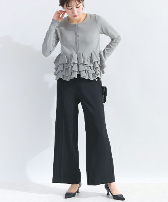 model：H165　着用サイズ：M　グレー