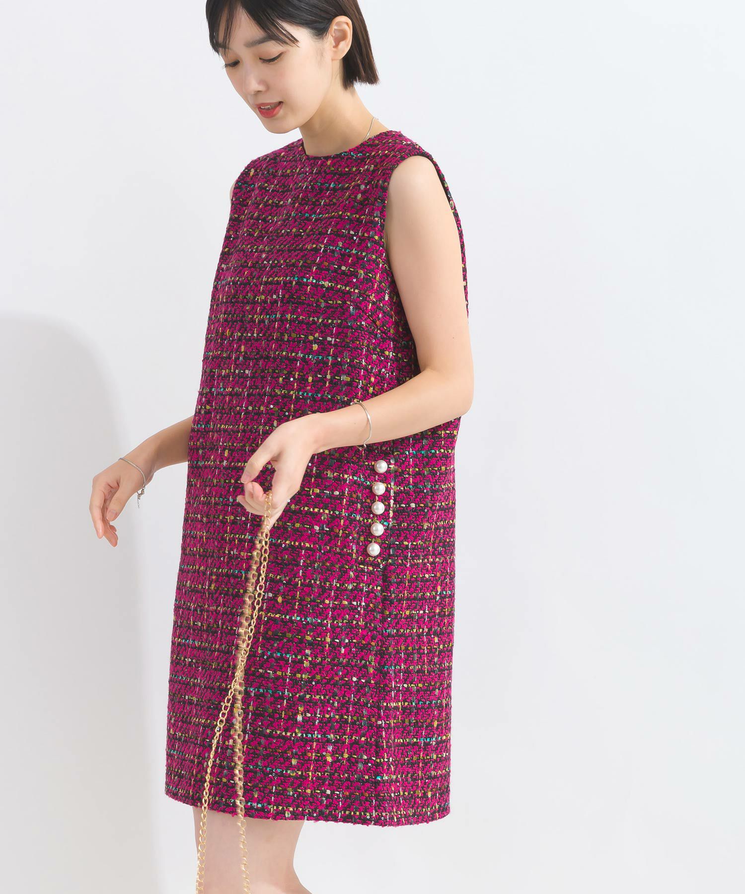 ポケットパールツイードワンピース | PICCIN (ピッチン) 公式通販