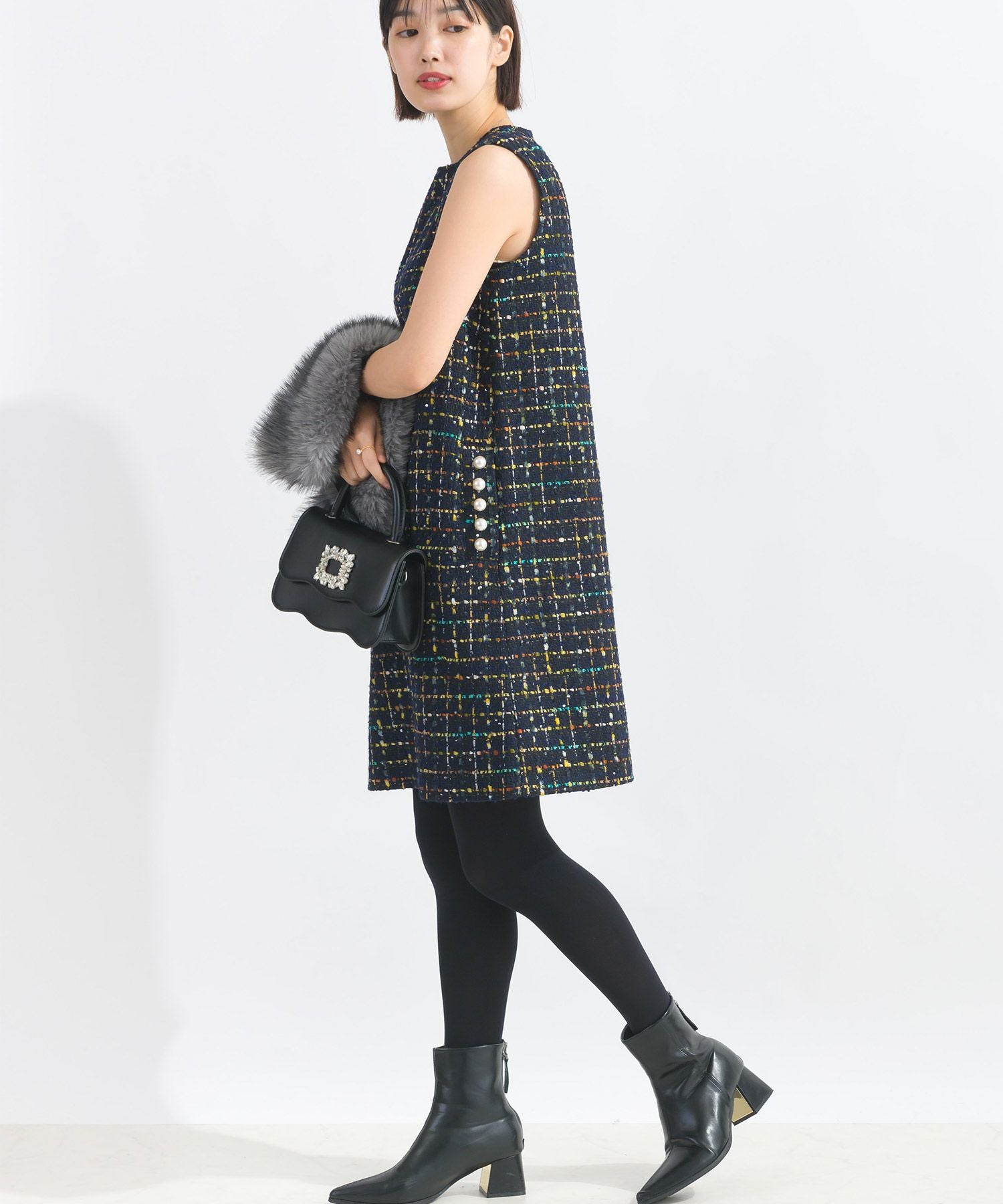 ポケットパールツイードワンピース | PICCIN (ピッチン) 公式通販