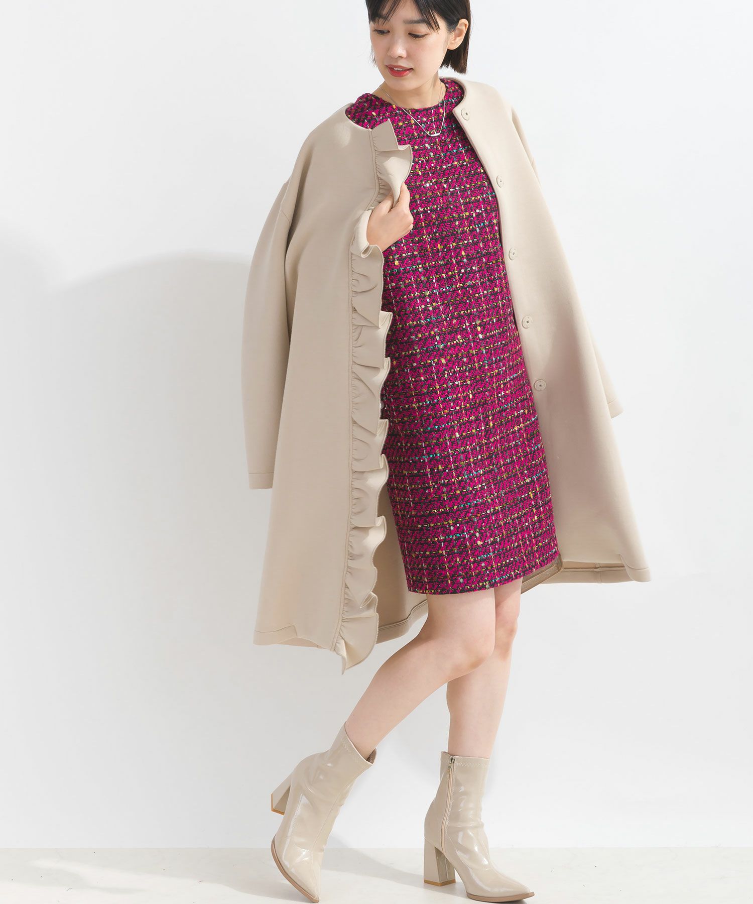 ポケットパールツイードワンピース | PICCIN (ピッチン) 公式通販