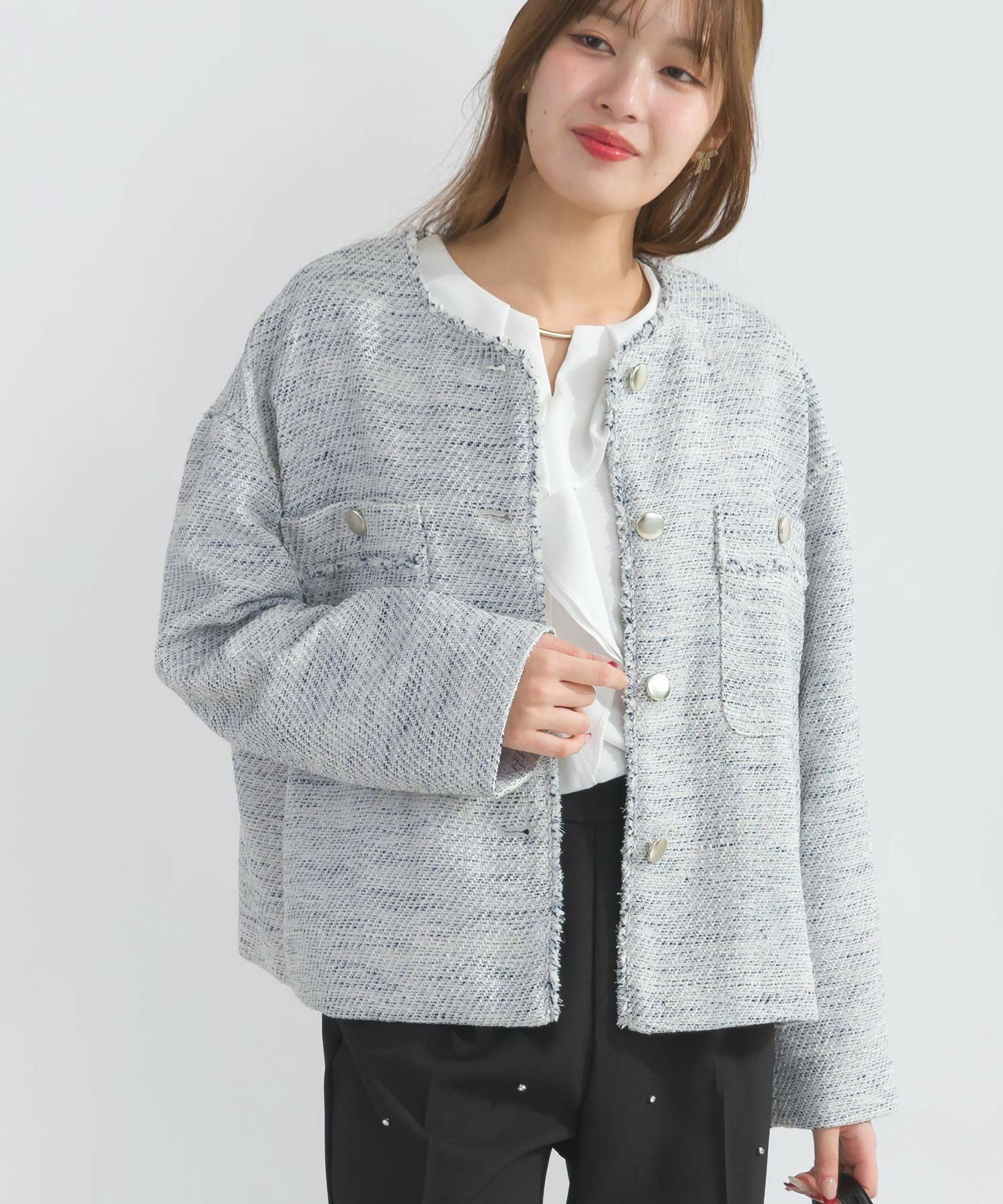 plage GIRL メタルボタンモヘアジャケット　新品 Plage｜「PRE ORDER LIST」大人気”GIRL”も再登場！秋冬の新作アイテム