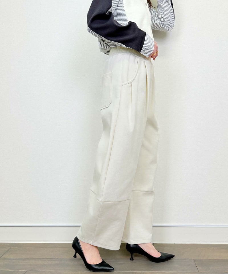 model：H164　着用サイズ：M　オフホワイト