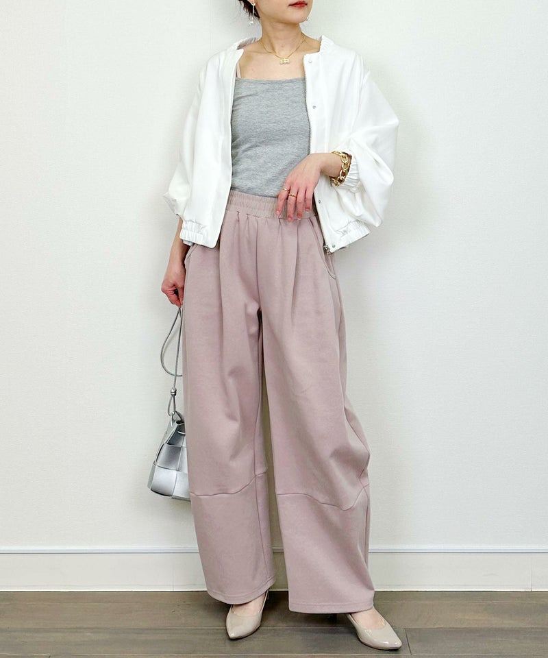 model：H164　着用サイズ：M　ピンク