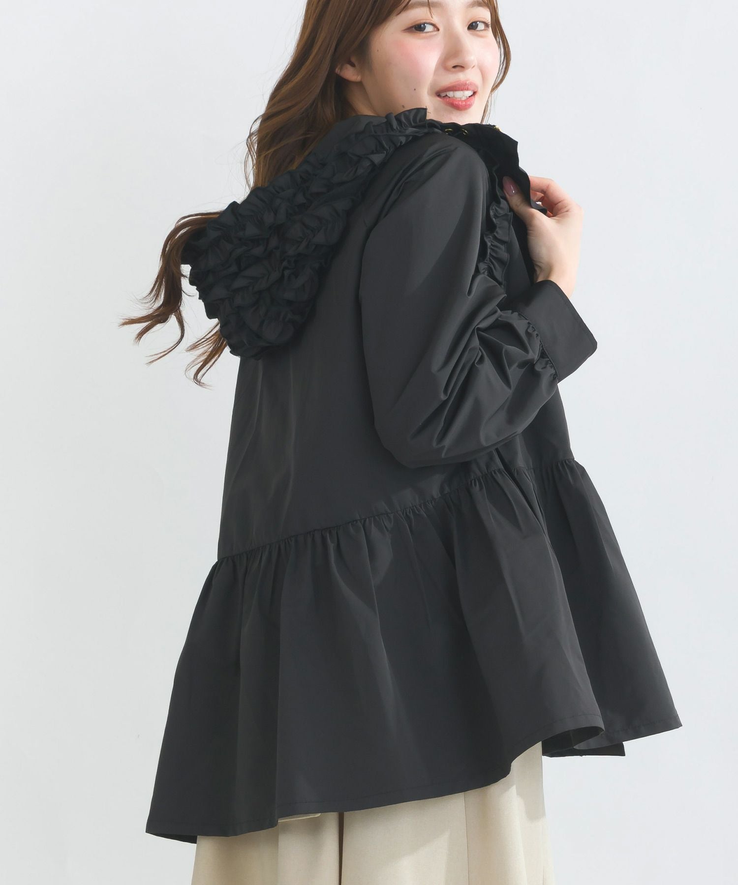 フリル付きフードマウンテンパーカー | PICCIN (ピッチン) 公式通販