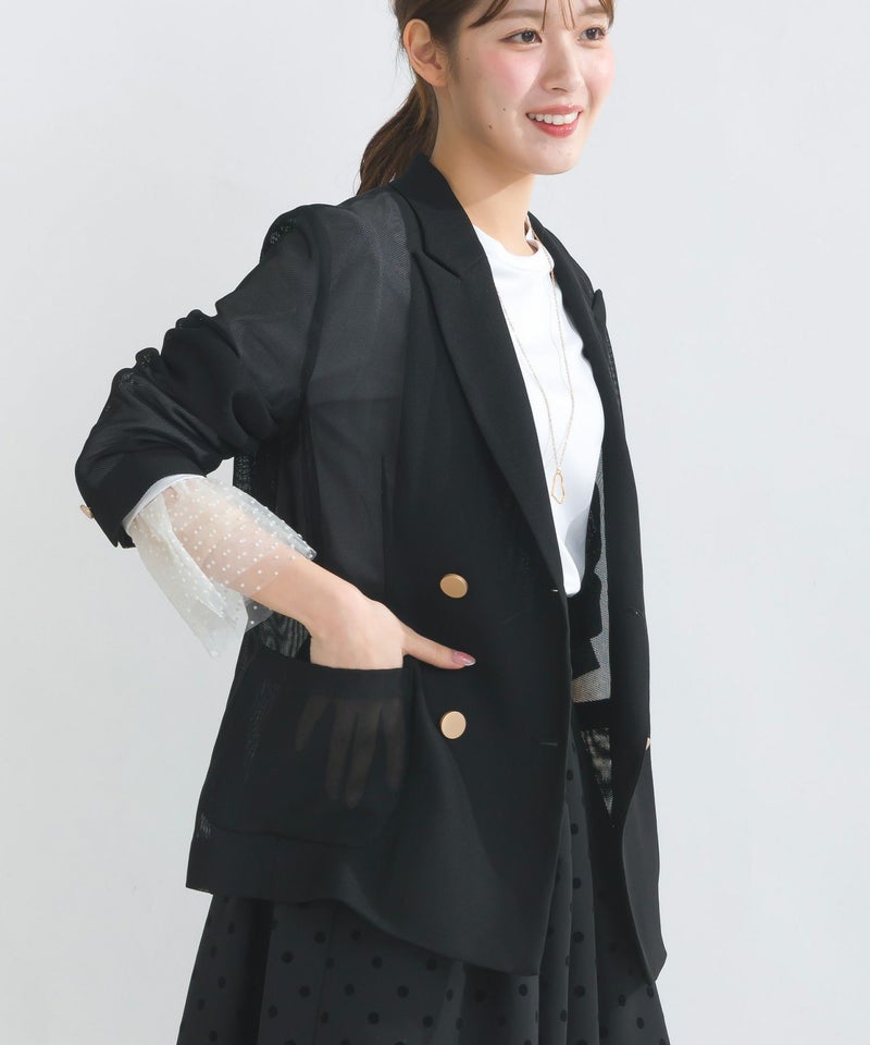 model：H165　着用サイズ：M　ブラック