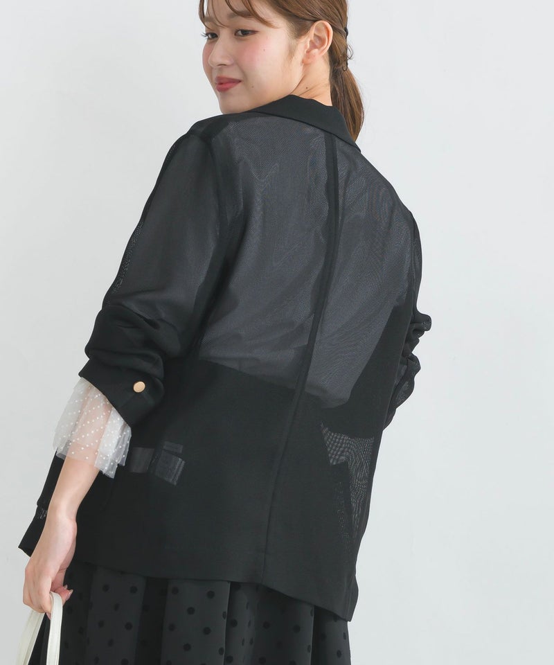 model：H165　着用サイズ：M　ブラック