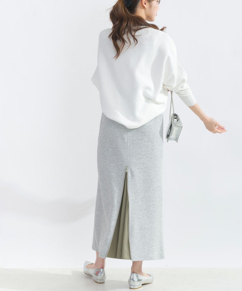 model：H165　着用サイズ：M　オフホワイト