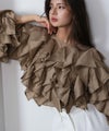model：H160　着用サイズ：M　キャメル