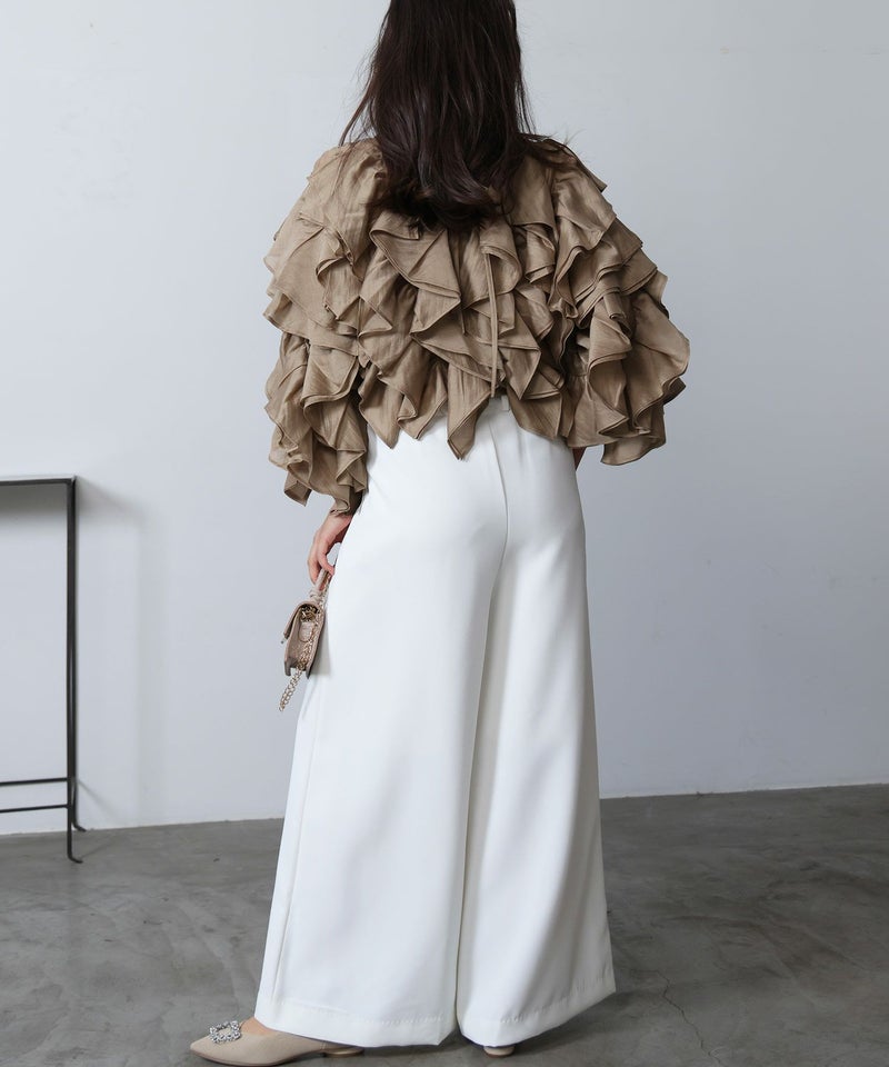 model：H160　着用サイズ：M　キャメル