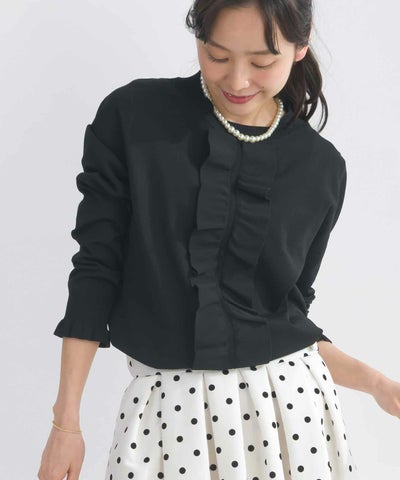 model：H153　着用サイズ：M　ブラック（無地）