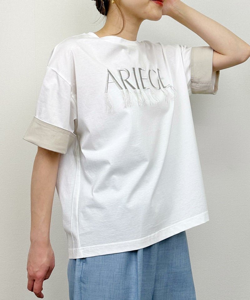 model：H164　着用サイズ：M　ホワイト系その他