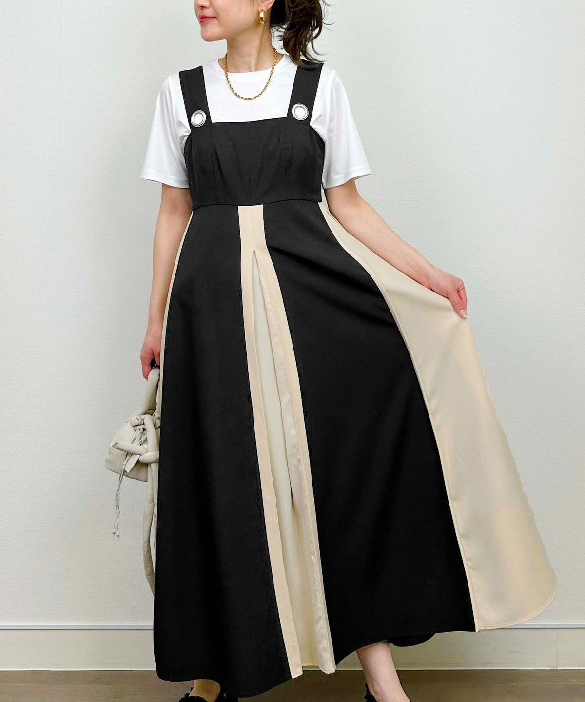 model：H164　着用サイズ：M　ブラック
