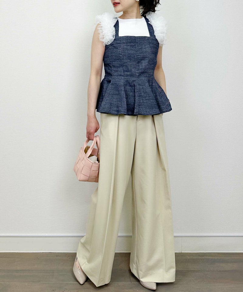 model：H164　着用サイズ：M　ブルー