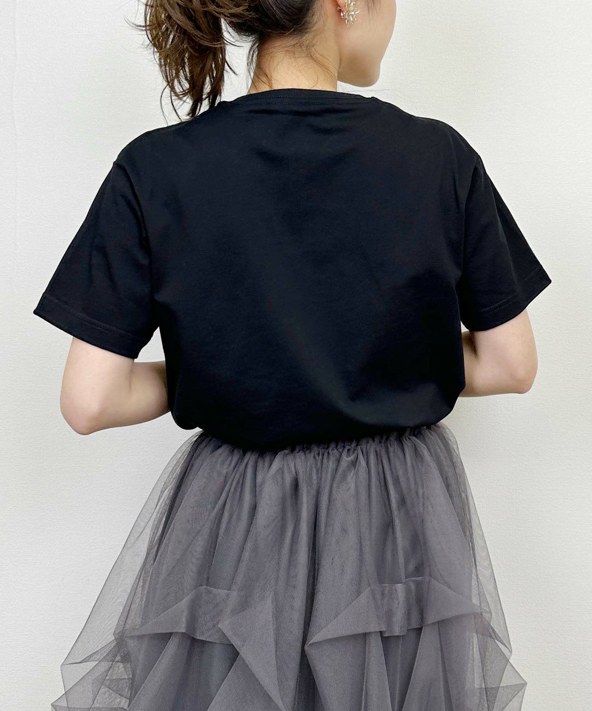 model：H164　着用サイズ：M　ブラック