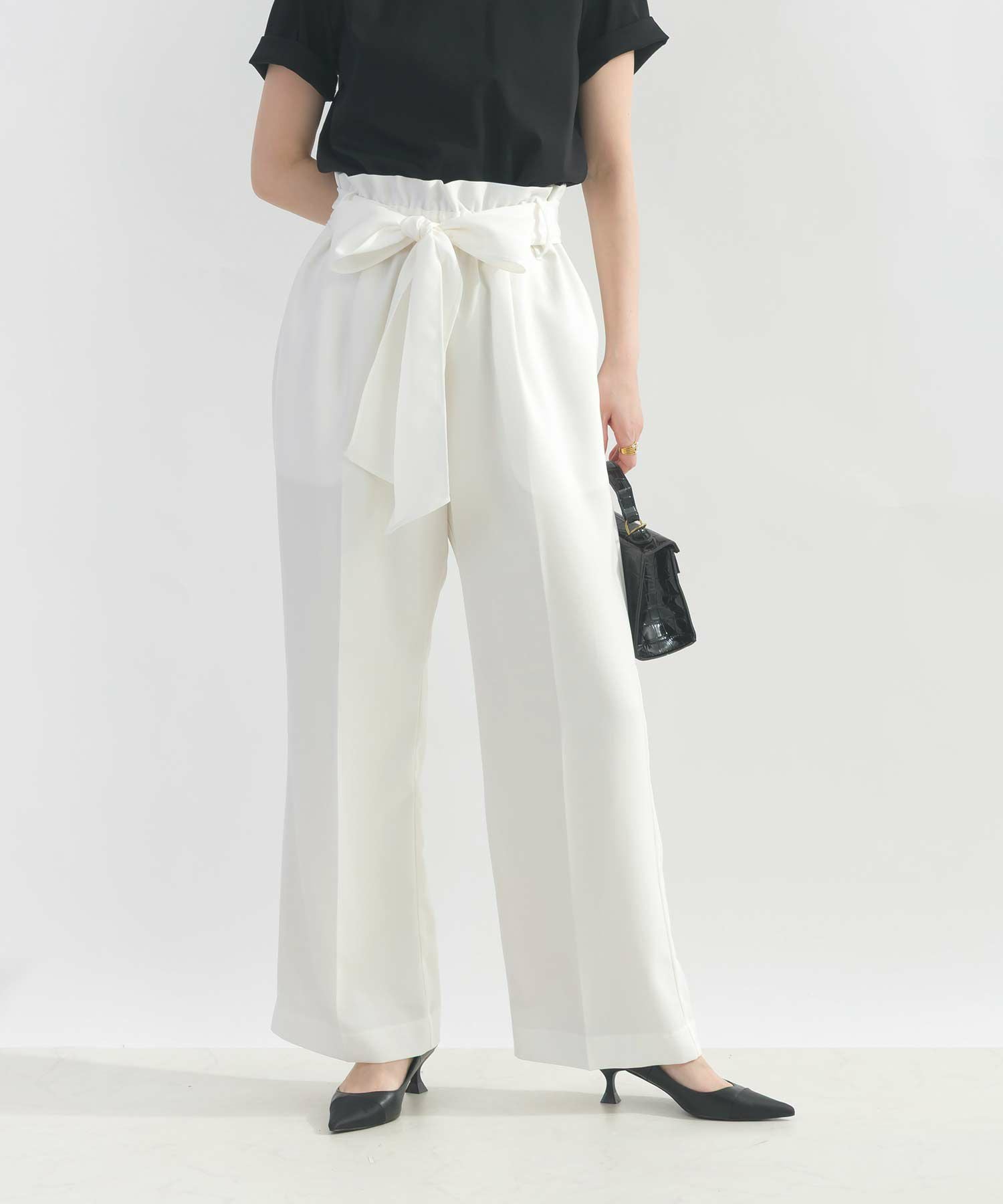 ウエストリボンハイウエストパンツ | PICCIN (ピッチン) 公式通販