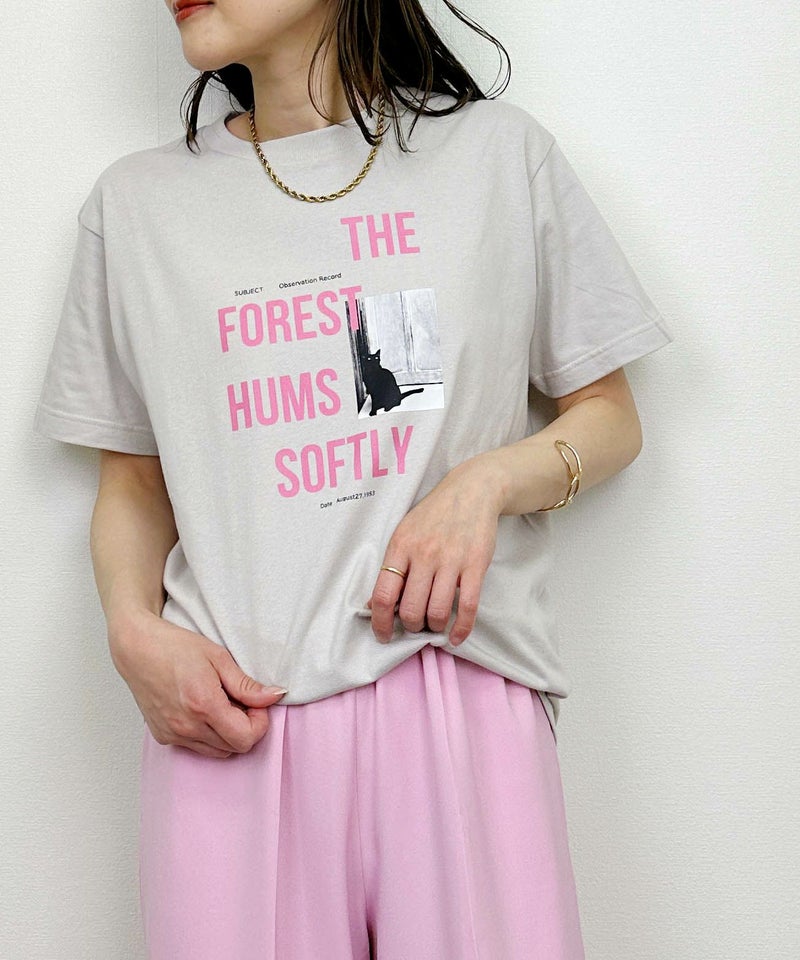 model：H164　着用サイズ：M　グレイッシュベージュ