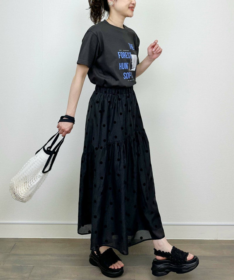 model：H164　着用サイズ：M　ブラック