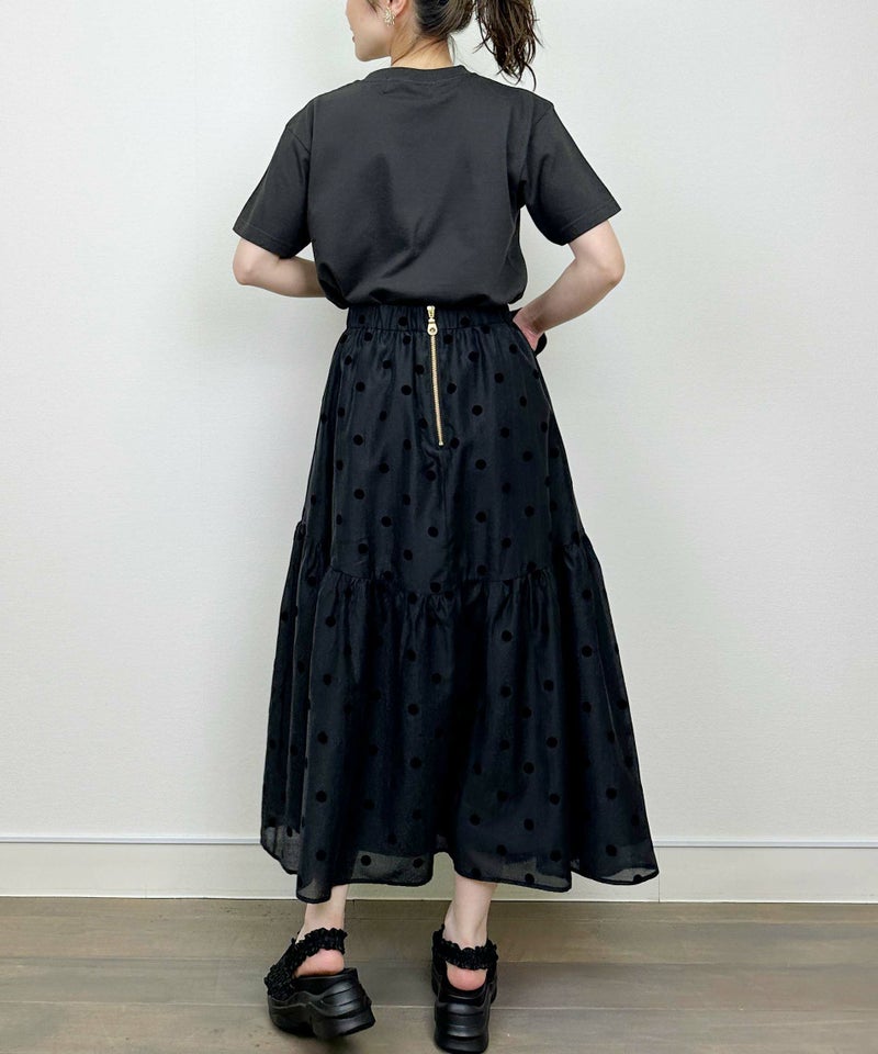 model：H164　着用サイズ：M　ブラック