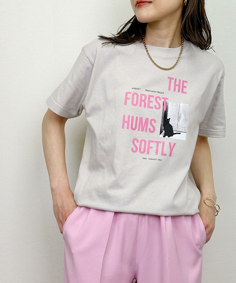 model：H164　着用サイズ：M　グレイッシュベージュ