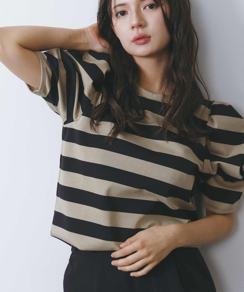 model：H160　着用サイズ：M　モカ