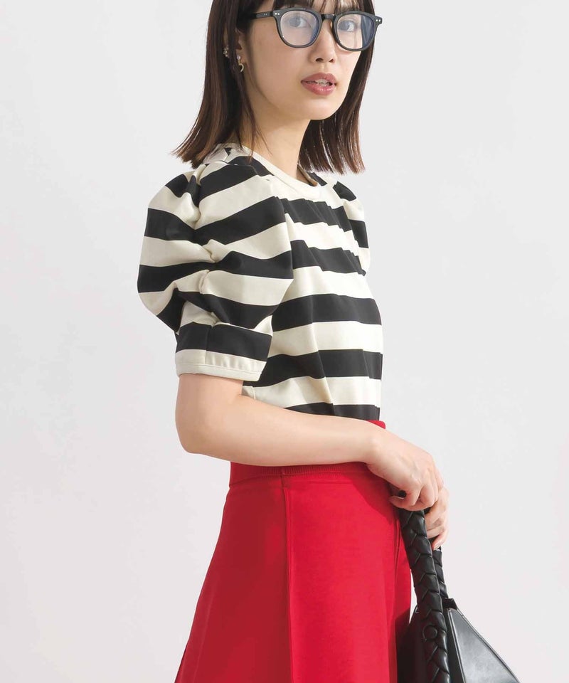 model：H162　着用サイズ：M　アイボリー