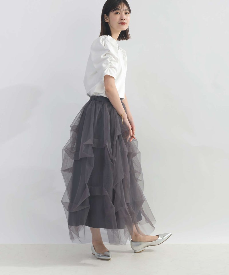 model：H162　着用サイズ：M　アイボリー