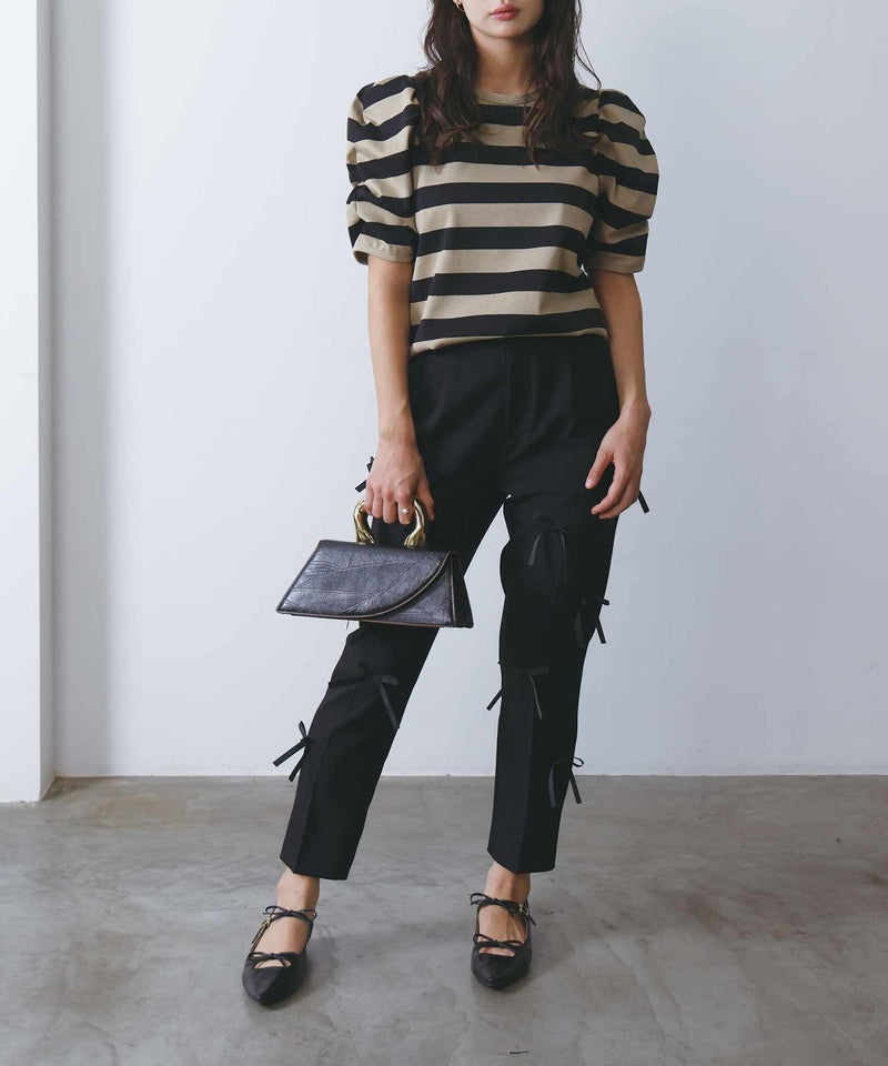 model：H160　着用サイズ：M　モカ