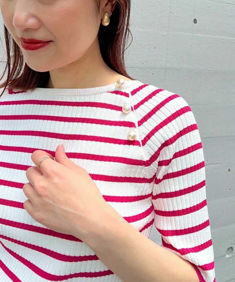 model：H164　着用サイズ：M　ピンク