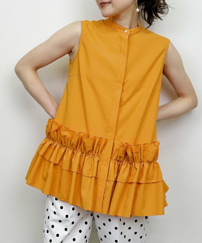 model：H164　着用サイズ：M　オレンジ