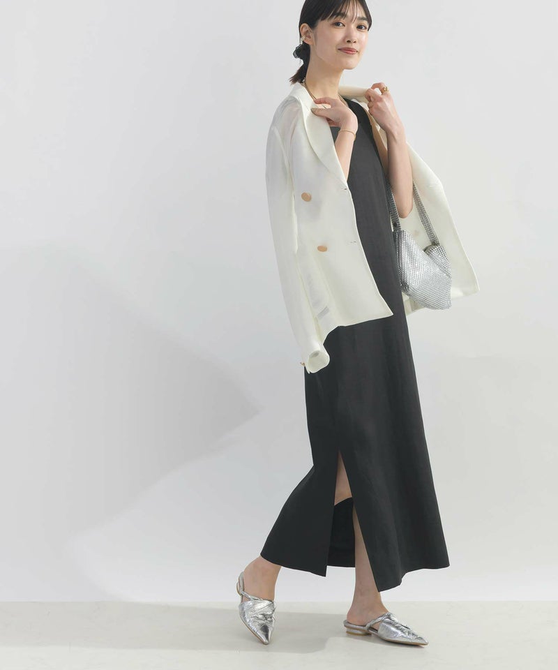 model：H162　着用サイズ：M　ブラック　スクエアネックver