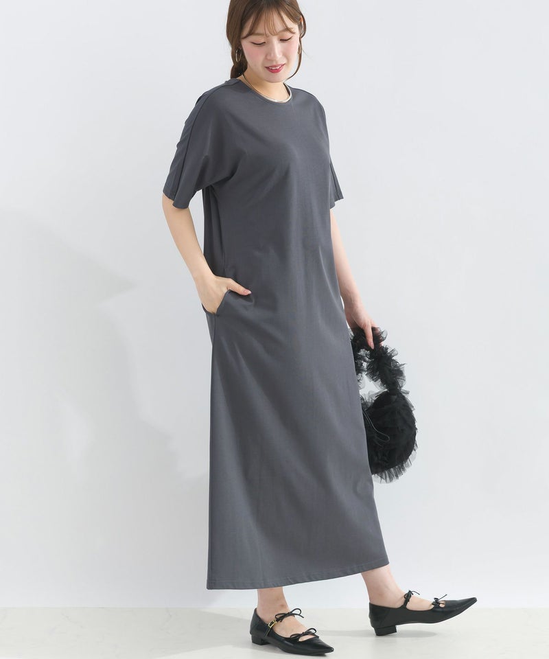 model：H165　着用サイズ：M　チャコールグレー