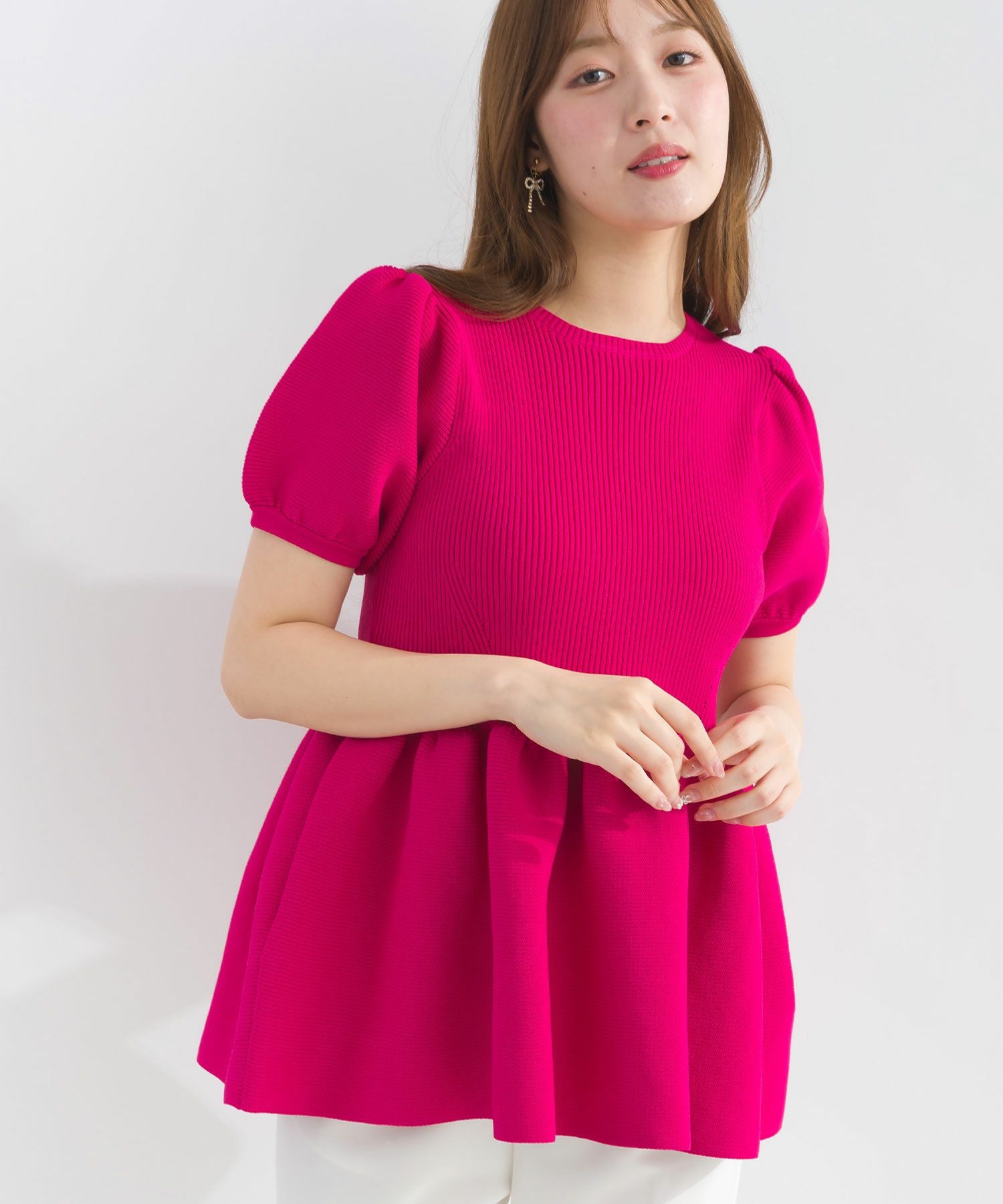 【新品未使用】ドラマ着用　PICCINニット　パープル PICCIN - 【新品未使用】ドラマ着用 PICCINニット パープルの通販 by