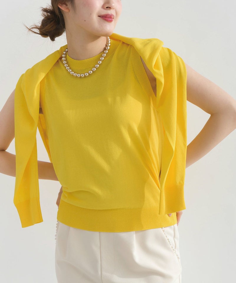 model：H165　着用サイズ：M　イエロー