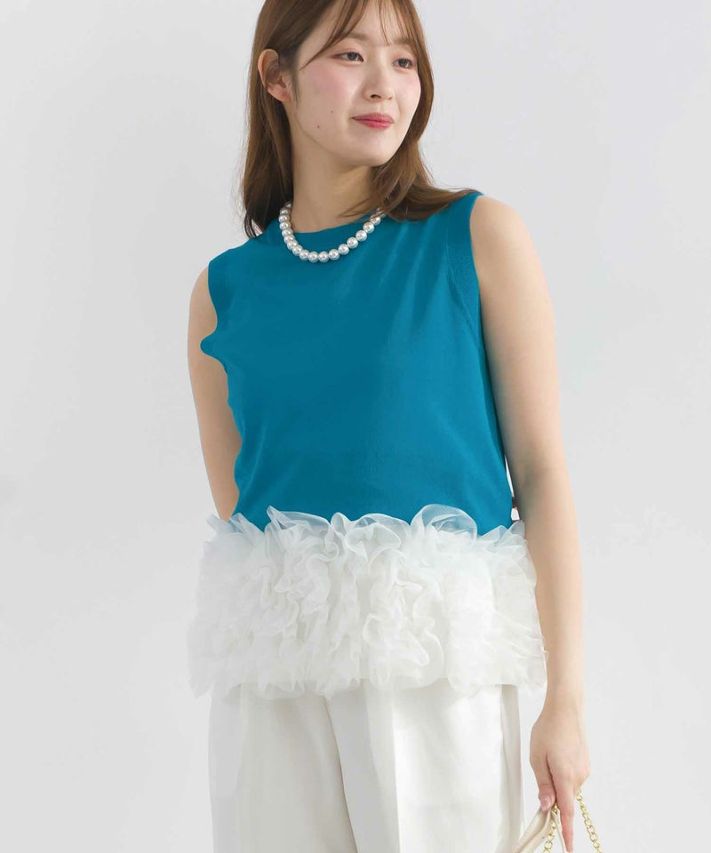 model：H165　着用サイズ：M　オフホワイト