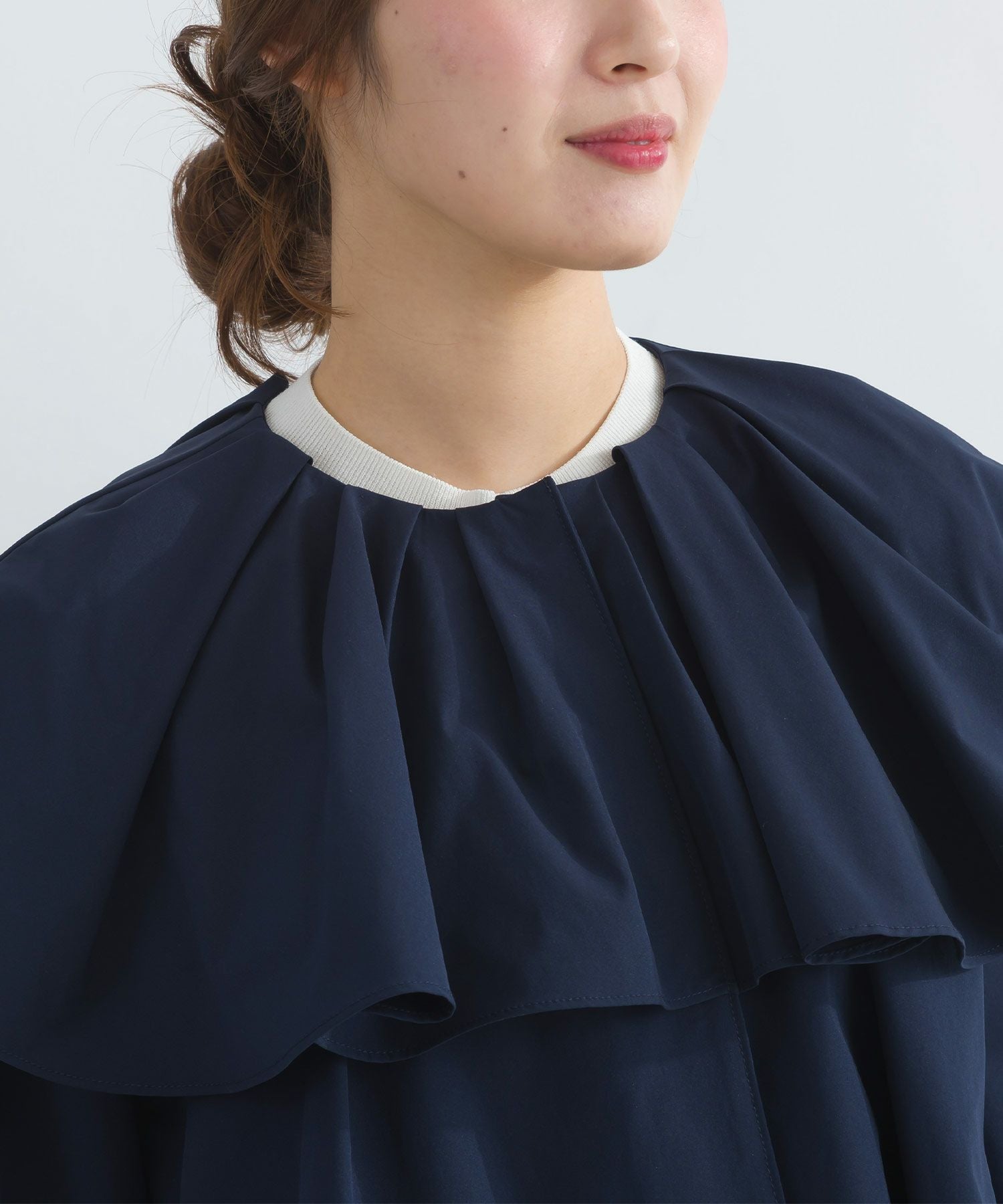 現行販売中　ブラウス 春夏用]マリンボーダー柄・オーバーブラウス(21-86415) | 株式会社