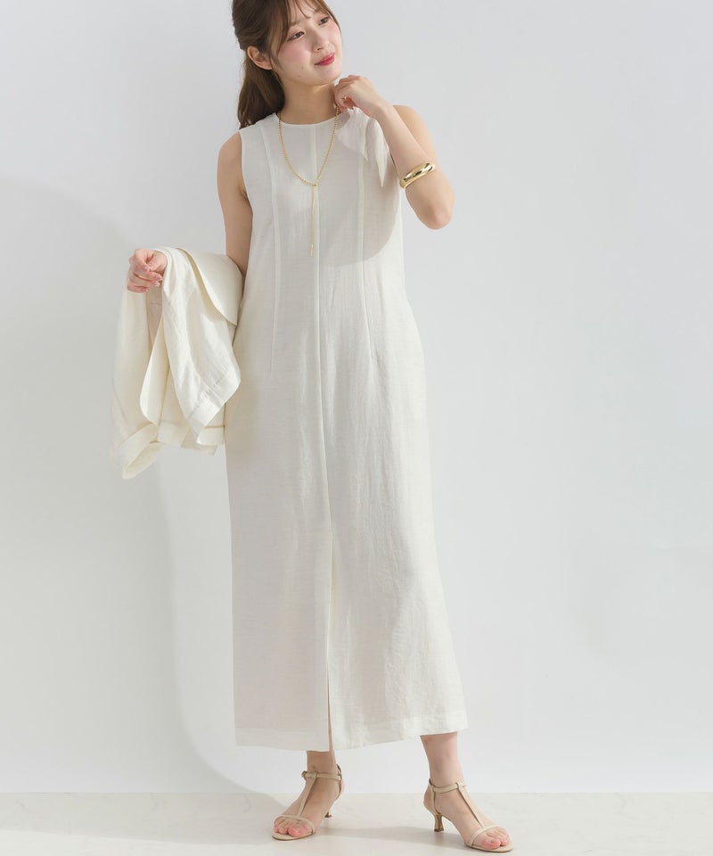 model：H165　着用サイズ：M　アイボリー