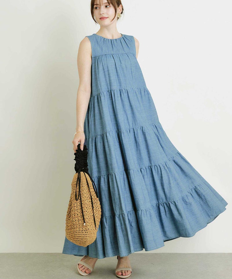 model：H160　着用サイズ：M　ライトブルー