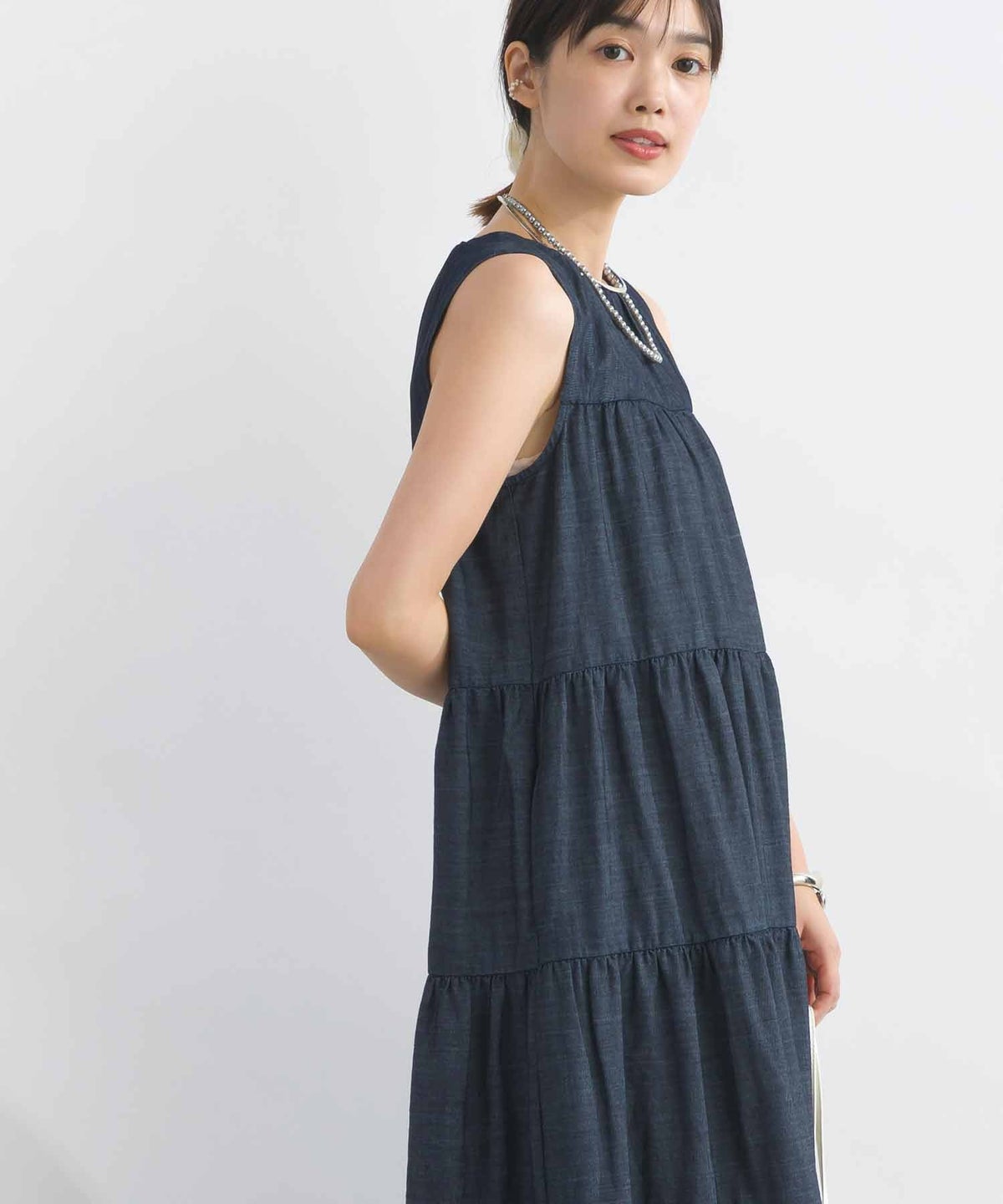 model：H162　着用サイズ：M　ブルー