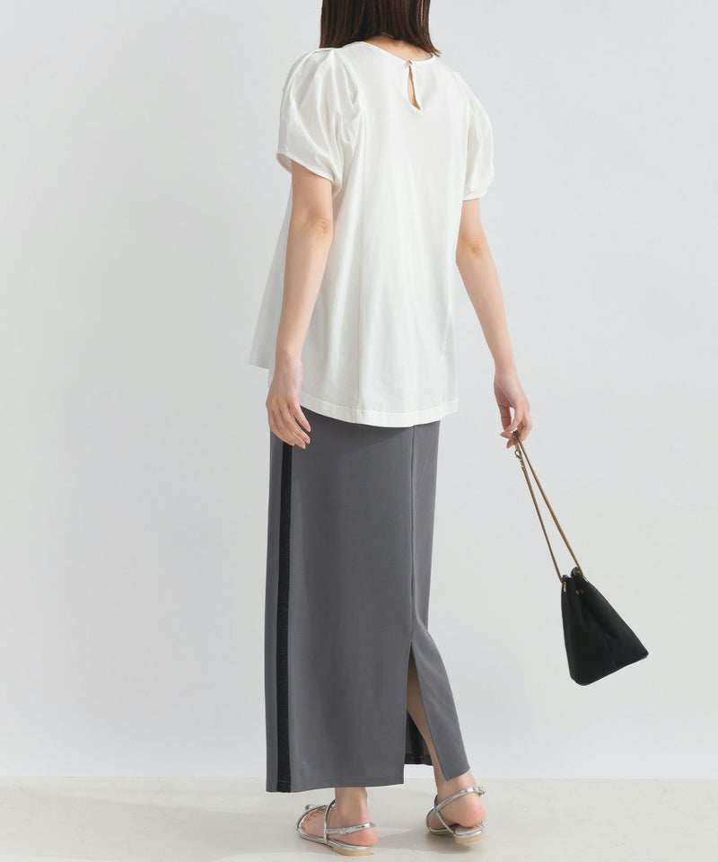 model：H162　着用サイズ：M　オフホワイト