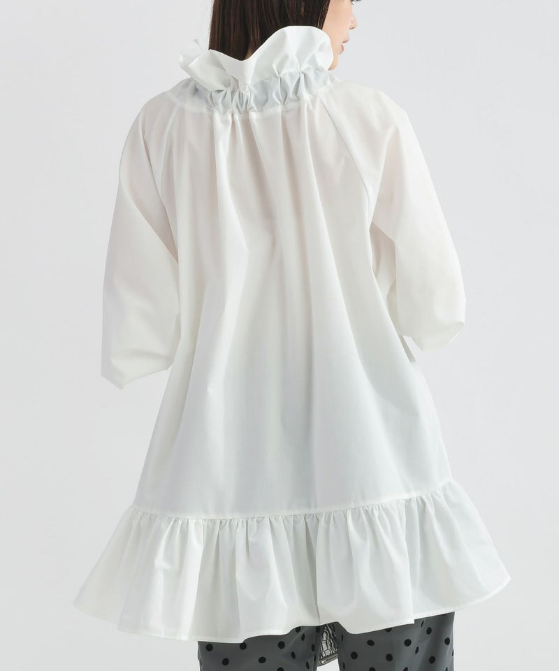 model：H162　着用サイズ：M　オフホワイト