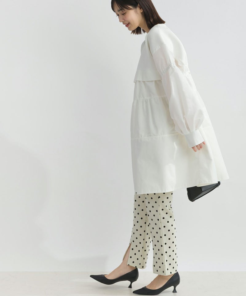 model：H162　着用サイズ：M　オフホワイト