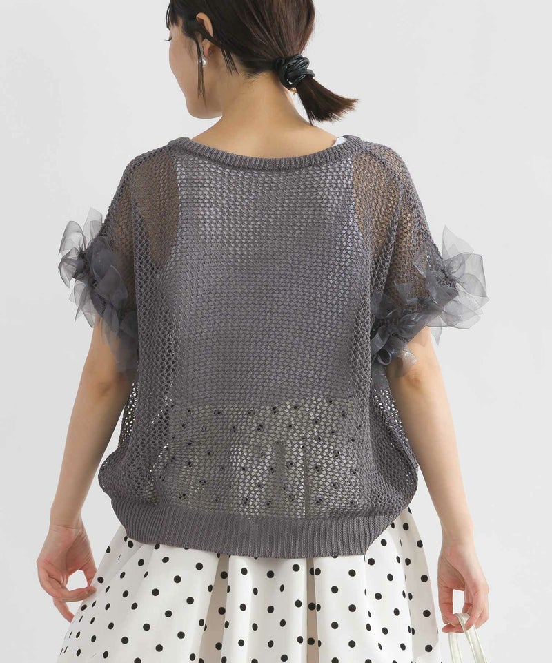 model：H162　着用サイズ：M　チャコールグレー